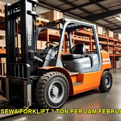 harga sewa forklift 3 ton per jam februari 2025